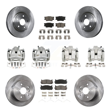 Kit de Rotor d'étrier de frein avant et arrière et plaquettes en céramique (10 pièces) pour Toyota Camry Lexu