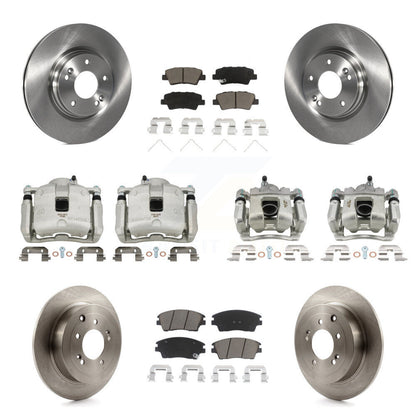 Kit de Rotor d'étrier de frein avant et arrière et plaquettes en céramique (10 pièces) pour Hyundai Tucson Ki