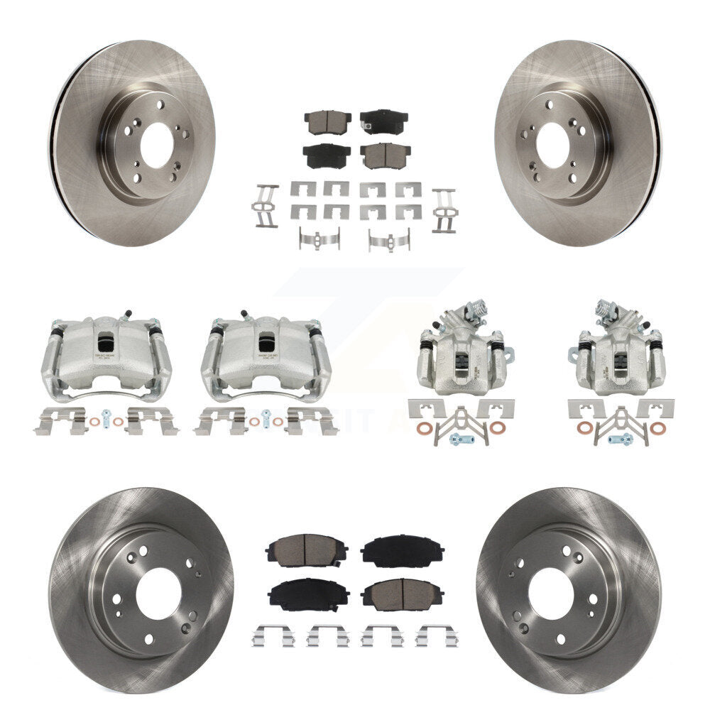 Kit de plaquettes en céramique pour Rotor d'étrier de frein avant et arrière (10 pièces) pour Acura CSX type 07-10