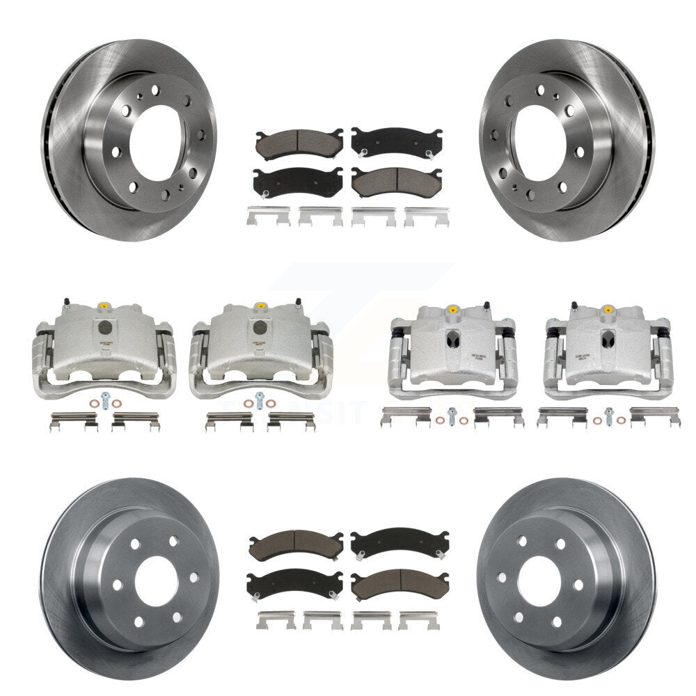 Kit de plaquettes en céramique pour Rotor d'étrier de frein avant et arrière (10 pièces) pour Chevrolet Silverado H