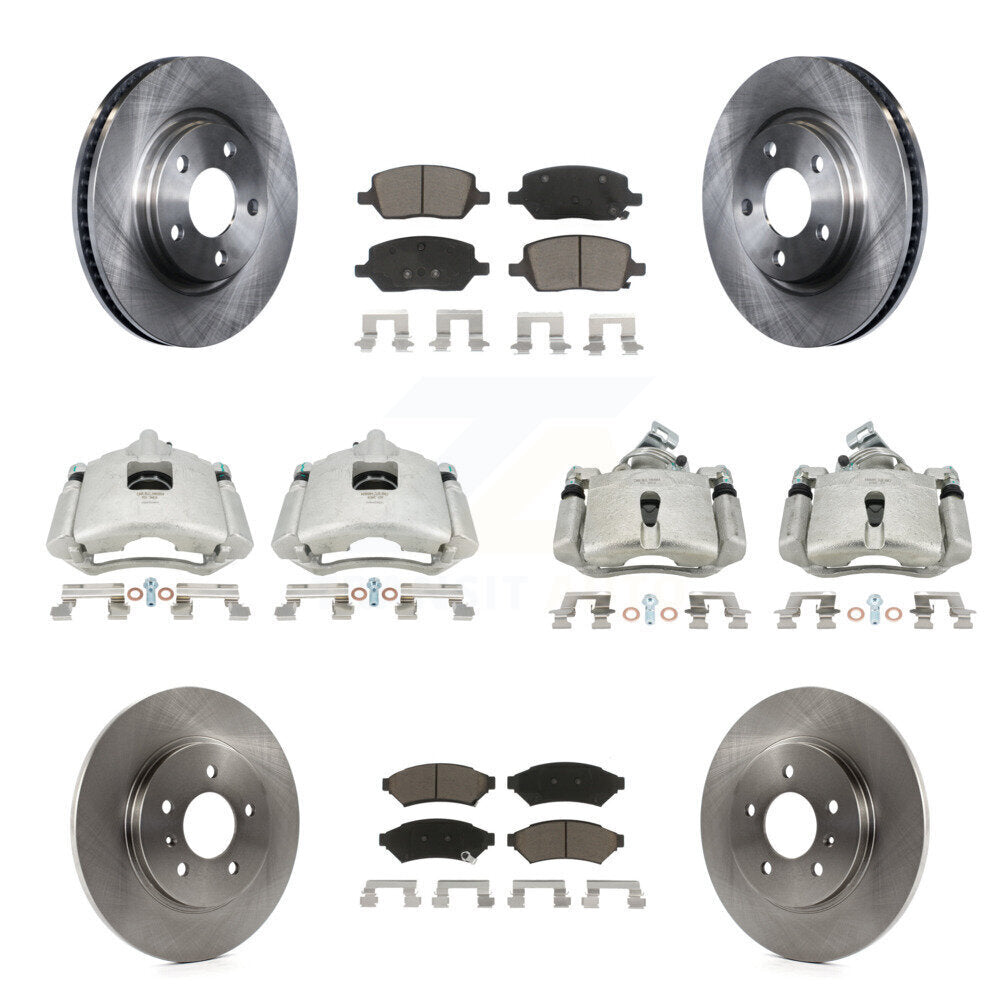 Kit de plaquettes en céramique pour rotors d'étrier de frein avant et arrière (10 pièces) pour Pontiac Montana Buic