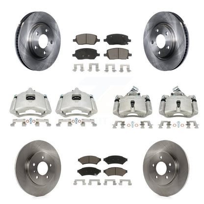 Kit de plaquettes en céramique pour rotors d'étrier de frein avant et arrière (10 pièces) pour Pontiac Montana Buic