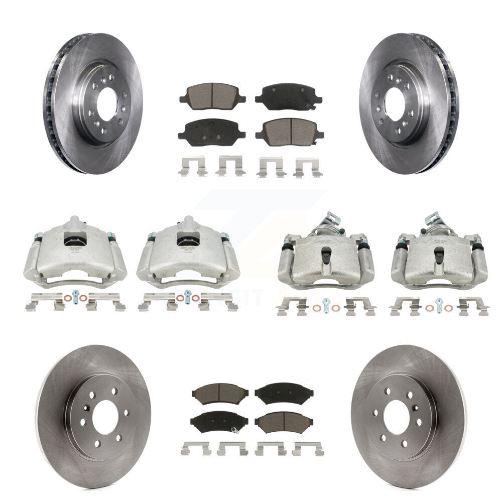 Kit de plaquettes en céramique pour rotors d'étrier de frein avant et arrière (10 pièces) pour Pontiac Montana Buic