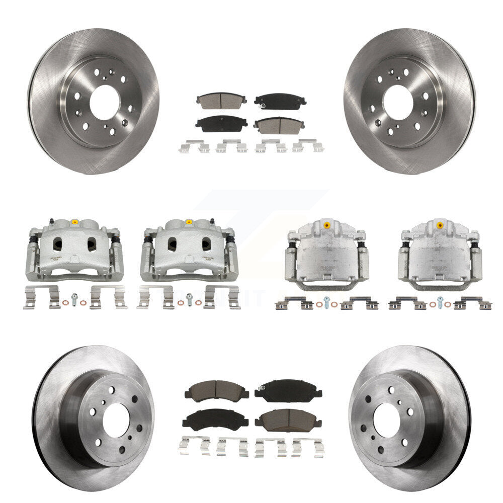 Kit de plaquettes en céramique pour Rotor d'étrier de frein avant et arrière (10 pièces) pour Chevrolet Silverado X