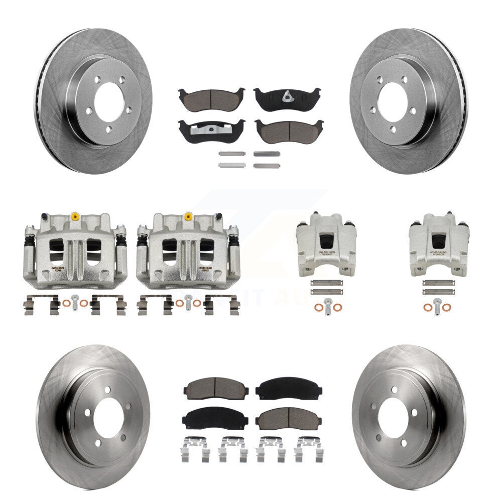 Kit de plaquettes en céramique pour Rotors d'étrier de frein avant et arrière (10 pièces) pour Ford Explorer Mercur
