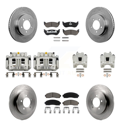 Kit de plaquettes en céramique pour Rotors d'étrier de frein avant et arrière (10 pièces) pour Ford Explorer Mercur