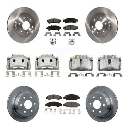 Kit de rotors d'étrier de frein à disque avant et arrière et plaquettes en céramique pour KC8-101233C