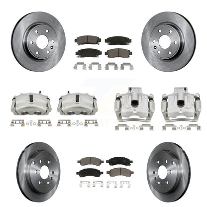 Kit de plaquettes en céramique pour Rotors d'étrier de frein à disque avant et arrière (10 pièces) pour GMC Acadia Buic