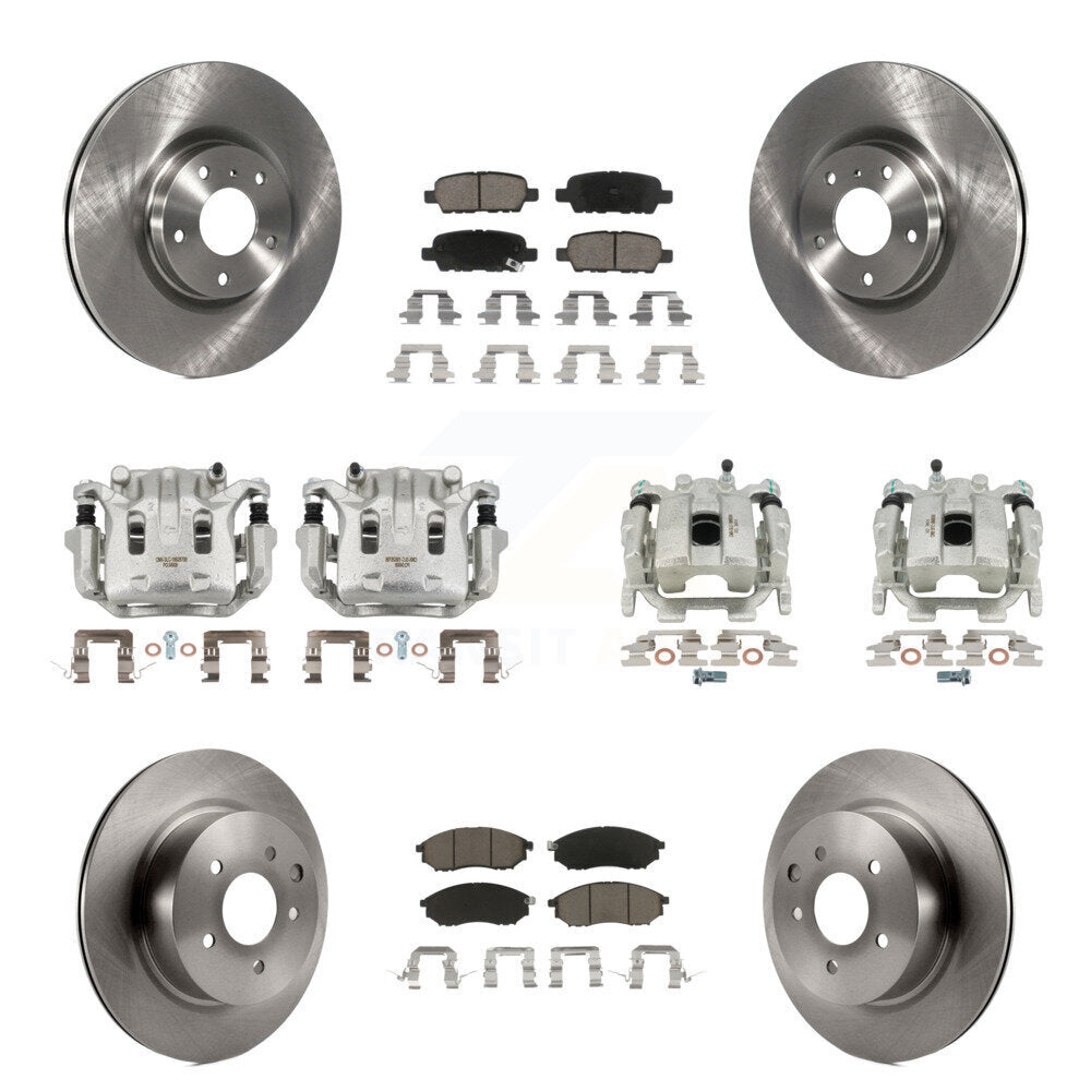 Kit de plaquettes en céramique pour étrier de frein avant et arrière, 10 pièces, pour INFINITI G37 QX50 EX3