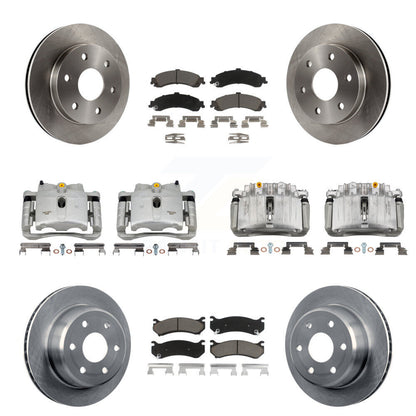 Kit de plaquettes en céramique pour Rotor d'étrier de frein avant et arrière (10 pièces) pour Chevrolet Silverado X