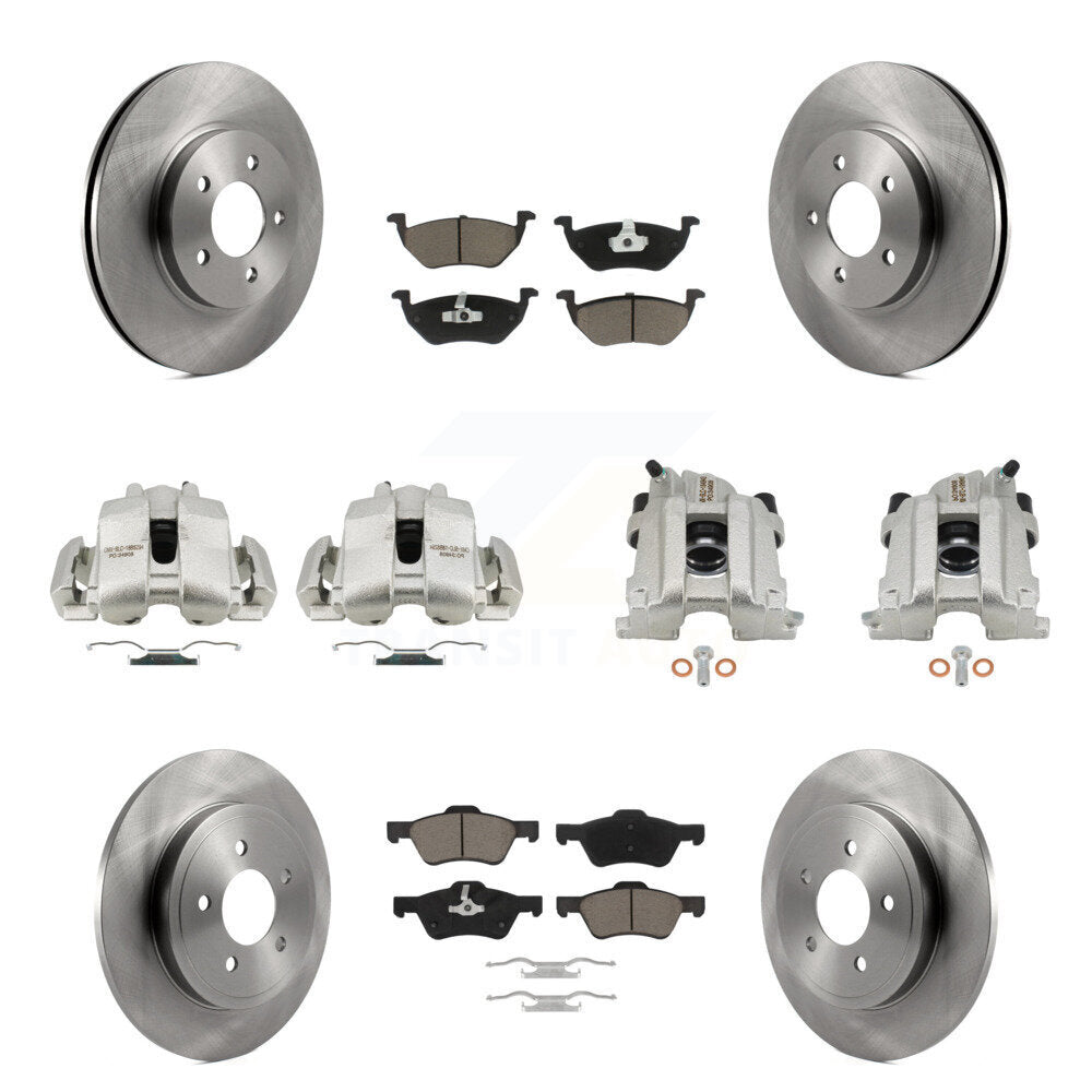 Rotor d'étrier de frein à disque avant et arrière et Kit de plaquettes en céramique (10 pièces) pour Mercury Marine