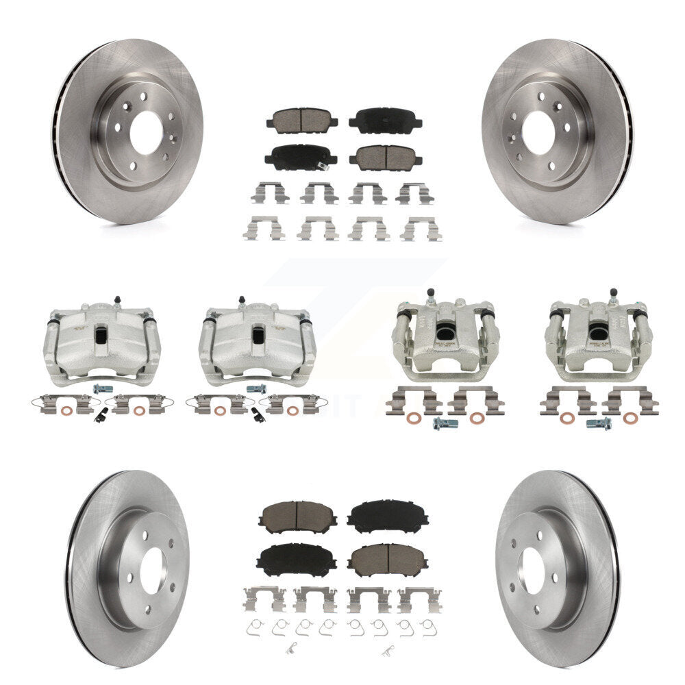 Kit de plaquettes en céramique pour Rotors d'étrier de frein avant et arrière (10 pièces) pour Nissan Rogue Sport S