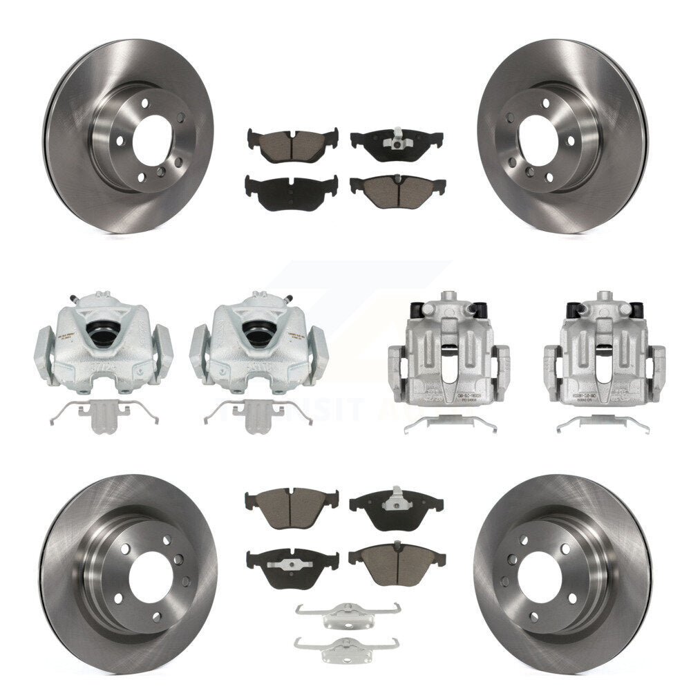 Kit de rotors d'étrier de frein à disque avant et arrière et plaquettes en céramique (10 pièces) pour BMW 328i