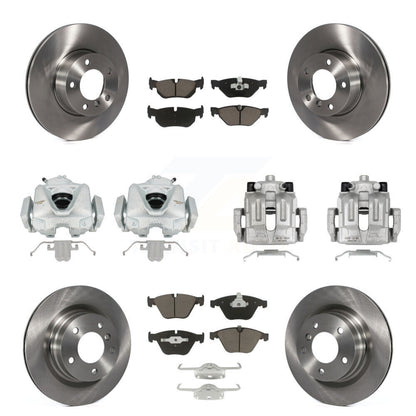 Kit de rotors d'étrier de frein à disque avant et arrière et plaquettes en céramique (10 pièces) pour BMW 328i