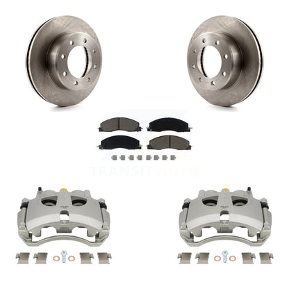 Rotors d'étrier de frein à disque avant et Kit de plaquettes en céramique pour Ram 3500 2500 Dodge