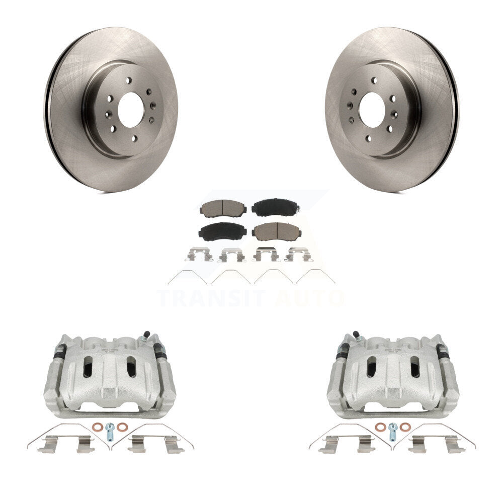 Kit de rotors d'étrier de frein à disque avant et de plaquettes en céramique pour Honda Odysse 2011-2014