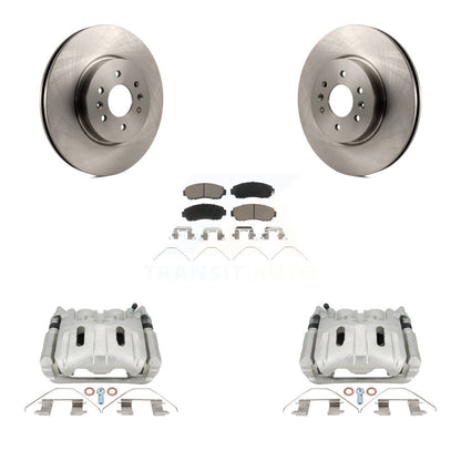 Kit de rotors d'étrier de frein à disque avant et de plaquettes en céramique pour Honda Odysse 2011-2014