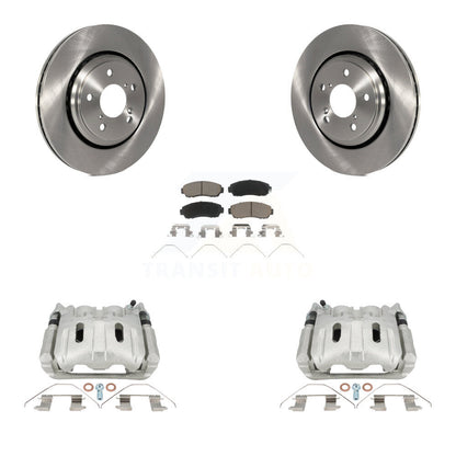 Kit de rotors d'étrier de frein à disque avant et de plaquettes en céramique pour Honda Odysse 2015-2017