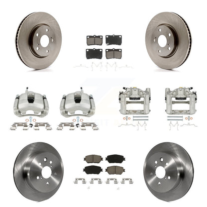 Kit de plaquettes en céramique pour étriers de frein à disque avant et arrière (10 pièces) pour Lexus GS30 2006