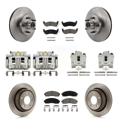 Kit de plaquettes en céramique pour rotors d'étrier de frein avant et arrière (10 pièces) pour Ford Ranger RW 10-11