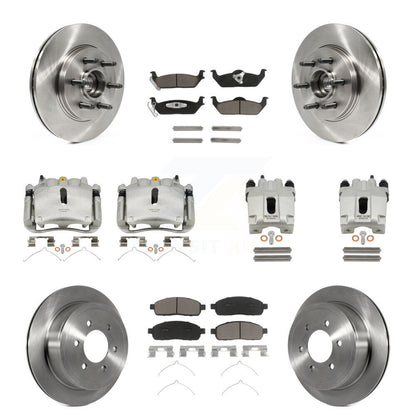 Kit de plaquettes en céramique pour Rotors d'étrier de frein avant et arrière (10 pièces) pour Ford F-150 Lincoln L