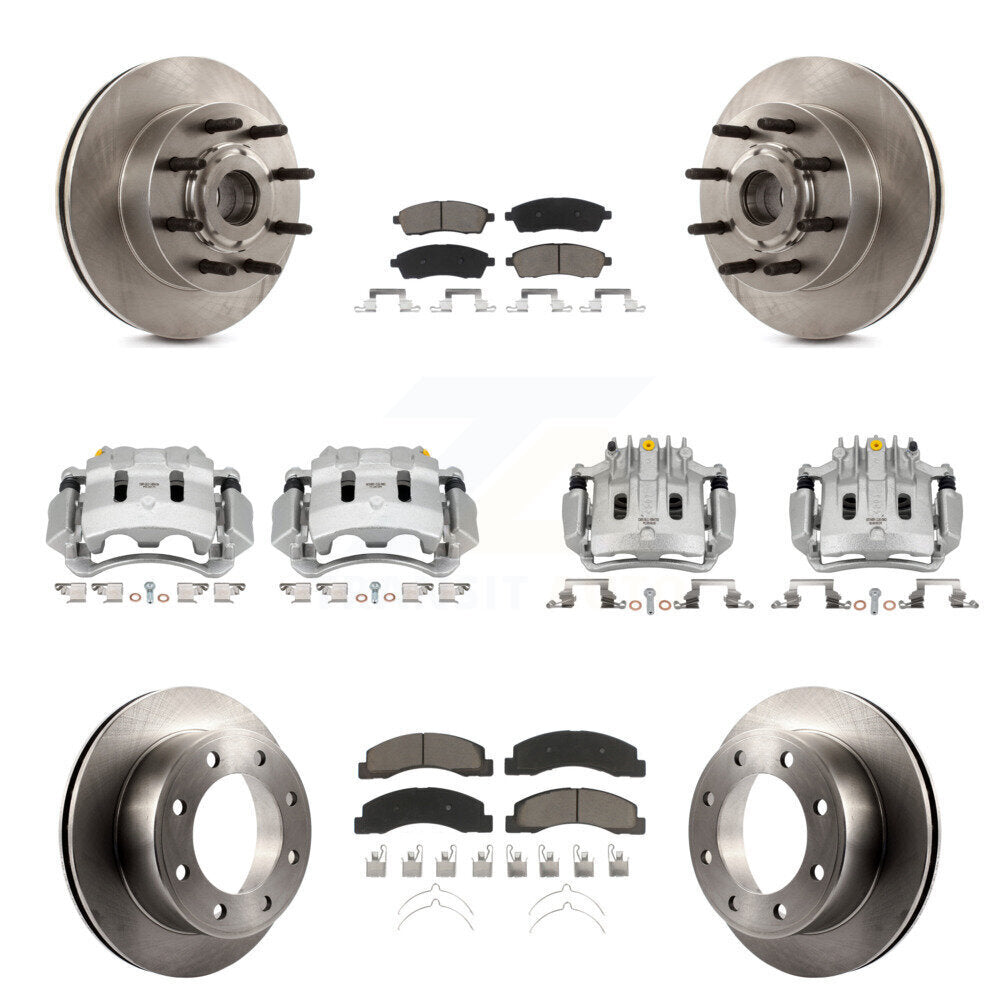 Kit de plaquettes en céramique pour rotors d'étrier de frein avant et arrière (10 pièces) pour Ford Excursion RW 05