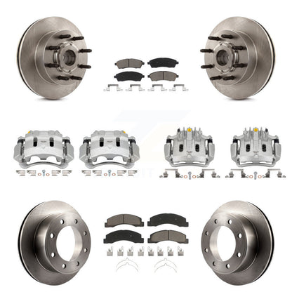 Kit de plaquettes en céramique pour rotors d'étrier de frein avant et arrière (10 pièces) pour Ford Excursion RW 05