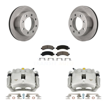 Kit de rotors d'étrier de frein à disque arrière et de plaquettes en céramique pour GMC Savana 2500