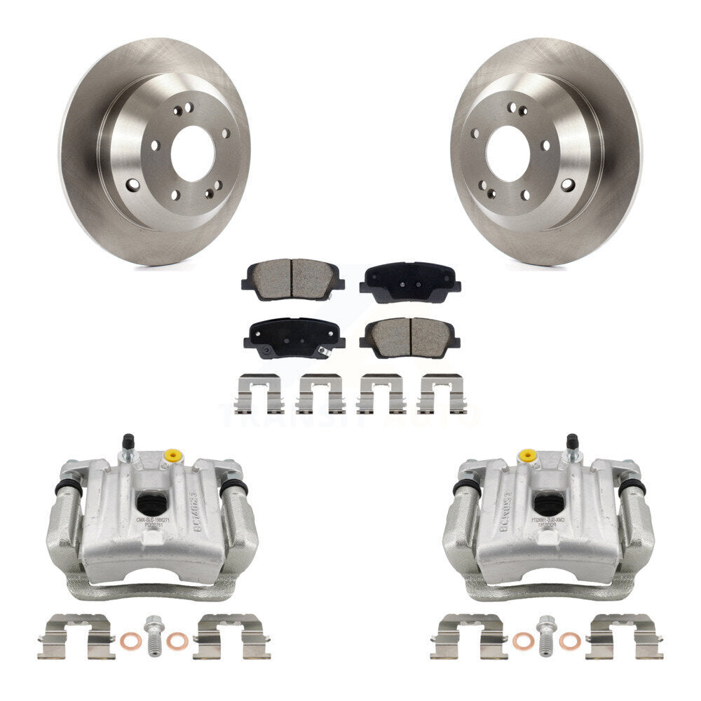 Kit de Rotor d'étrier de frein à disque arrière et de plaquettes en céramique, pour Hyundai Santa Fe Kia Sorent