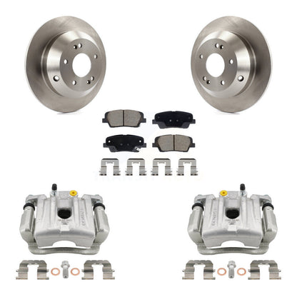 Kit de Rotor d'étrier de frein à disque arrière et de plaquettes en céramique, pour Hyundai Santa Fe Kia Sorent