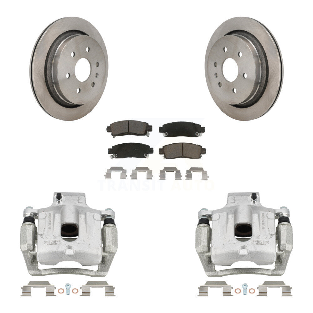 Kit de Rotors d'étrier de frein à disque arrière et de plaquettes en céramique pour Cadillac XTS KC8-101346