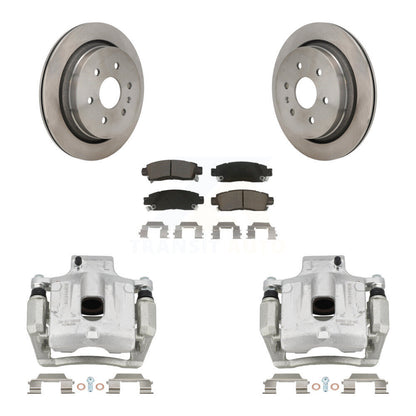 Kit de Rotors d'étrier de frein à disque arrière et de plaquettes en céramique pour Cadillac XTS KC8-101346