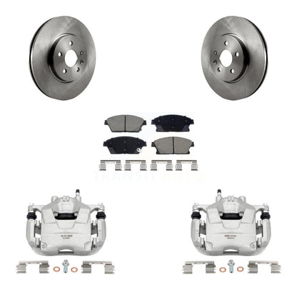 Rotor d'étrier de frein à disque avant et Kit de plaquettes en céramique pour Chevrolet Trax Buick Encor