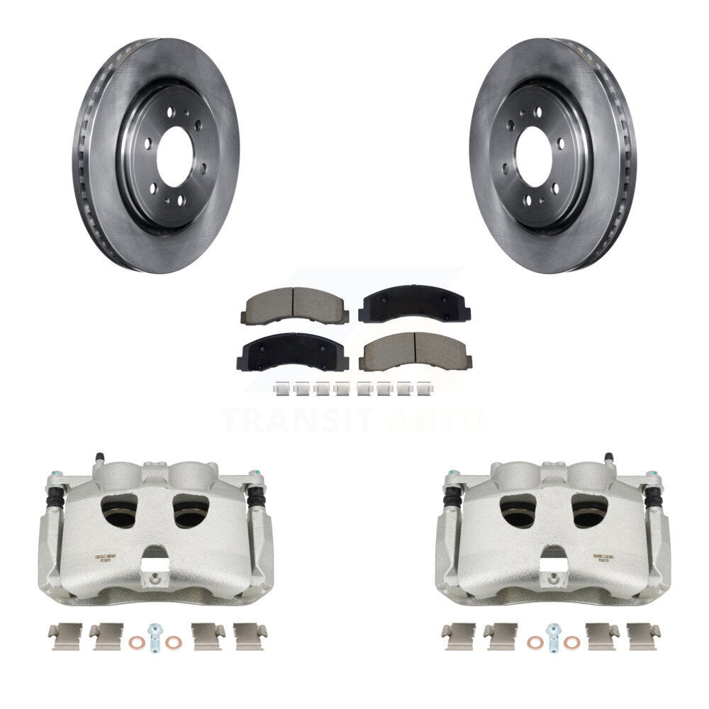 Kit de rotors d'étrier de frein à disque avant et de plaquettes en céramique pour Ford F-150 2018-2020
