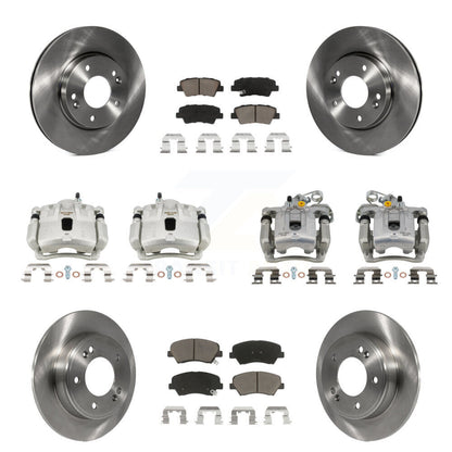 Kit de plaquettes en céramique pour Rotors d'étrier de frein avant et arrière (10 pièces) pour Hyundai Elantra Coup