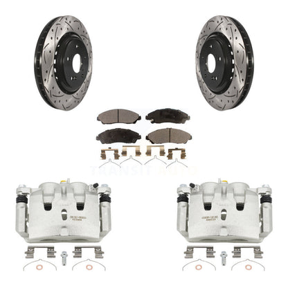 Kit de plaquettes en céramique pour étrier de frein avant, Rotors fendus, pour Acura MD 2014 – 2016