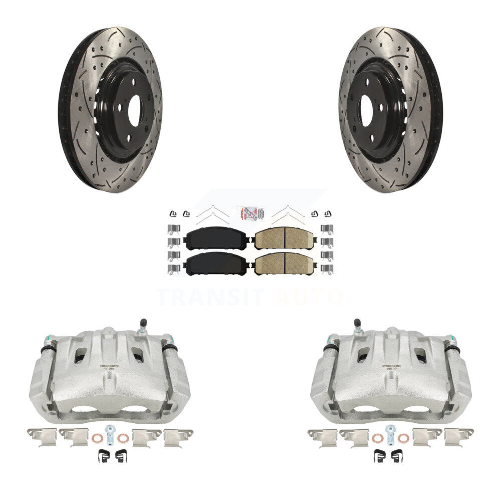 Kit de plaquettes en céramique pour perceuse à étrier de frein avant, Rotors fendus, pour Toyota Sienna Lexu
