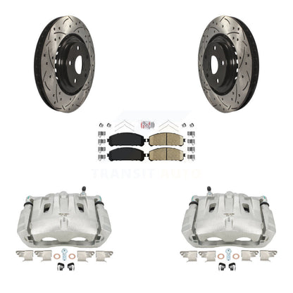 Kit de plaquettes en céramique pour perceuse à étrier de frein avant, Rotors fendus, pour Toyota Sienna Lexu