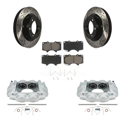 Kit de plaquettes en céramique pour perceuse à étrier de frein avant, Rotor fendu, pour Toyota 4Runner Lexu