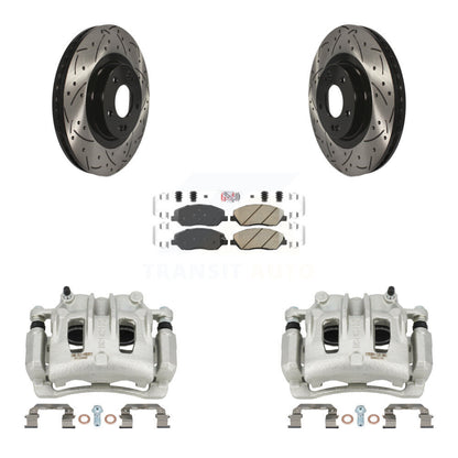 Kit de plaquettes en céramique pour étrier de frein avant, Rotors fendus, pour Hyundai Santa Fe X