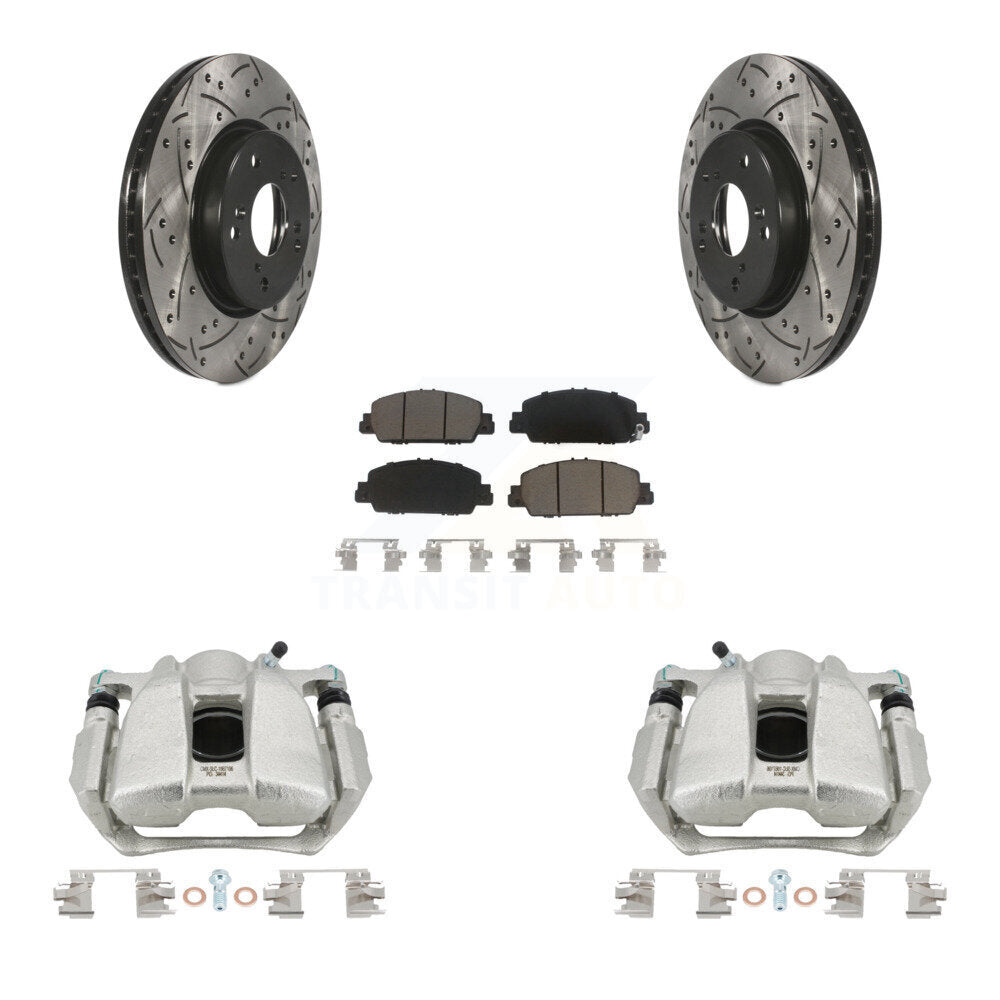 Kit de plaquettes en céramique pour Honda HR-V Accor, étrier de frein avant, Rotors à fentes