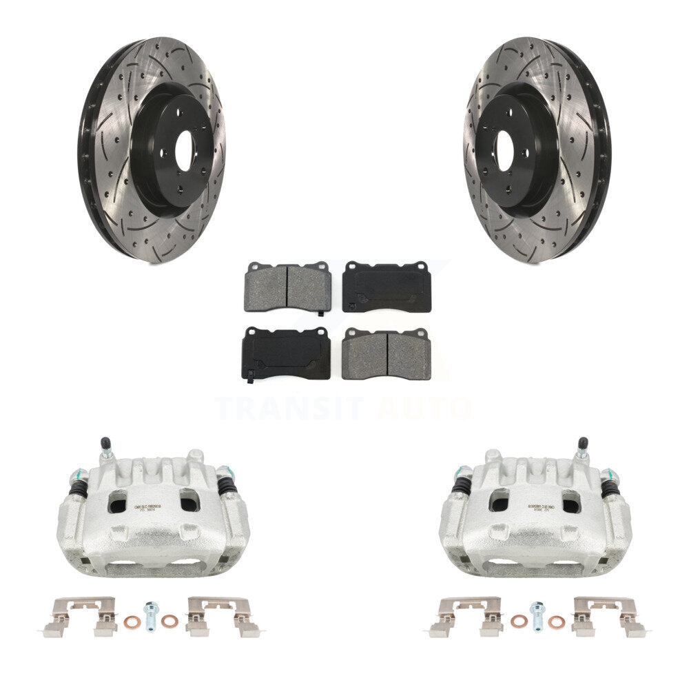 Kit de plaquettes semi-métalliques pour perceuse à étrier de frein avant, Rotor fendu, pour Subaru Imprez