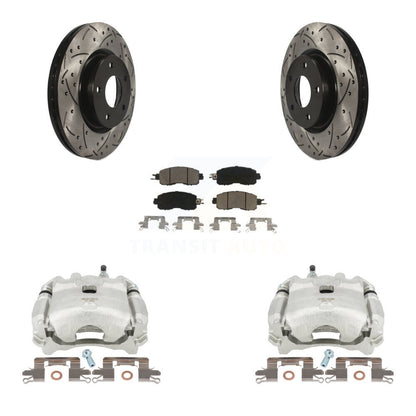 Kit de plaquettes en céramique à Rotor fendu pour perceuse à étrier enduit de frein avant, pour Nissan Altim