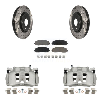 Kit de plaquettes en céramique pour étrier de frein avant, fente de perçage, Rotor, pour Dodge Journe 2014 – 2020