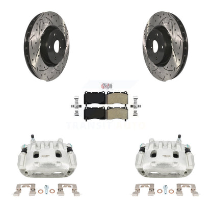 Kit de plaquettes semi-métalliques pour perceuse à étrier de frein avant, Rotor fendu, pour Subaru Imprez