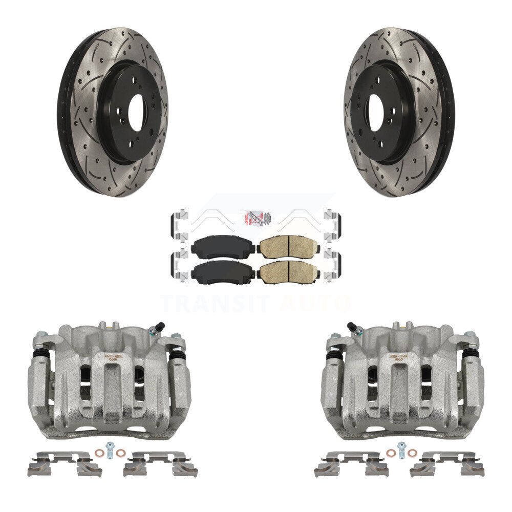 Kit de plaquettes en céramique pour étrier de frein avant, Rotor fendu, pour Honda CR-V Acura RD