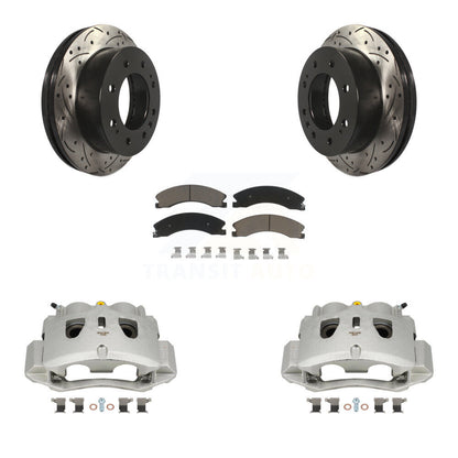 Kit de plaquettes en céramique pour étrier de frein avant, Rotor à fente, pour GMC Chevrolet Sierra H