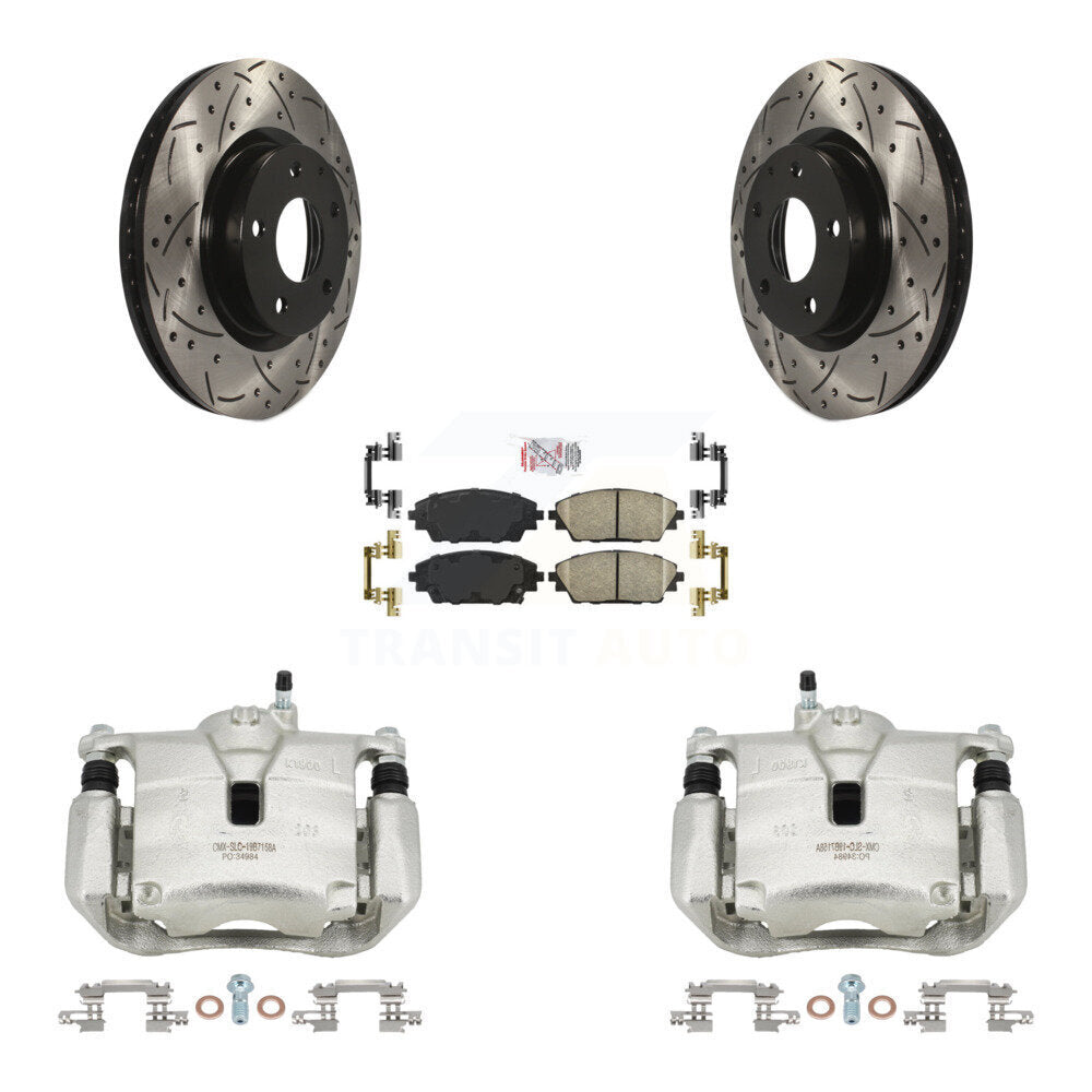 Kit de plaquettes en céramique pour étrier de frein avant, Rotor fendu, pour Mazda CX-3 AW 16-18