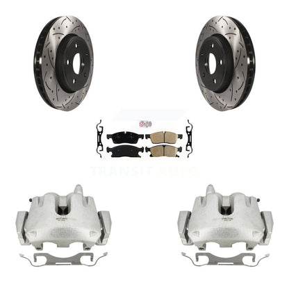 Kit de plaquettes en céramique pour étrier de frein avant, Rotors fendus, pour Jeep Grand Cheroke
