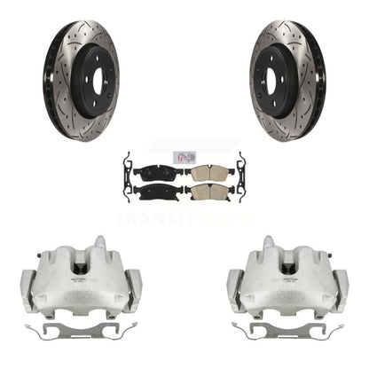 Kit de plaquettes en céramique pour étrier de frein avant, Rotors fendus, pour Jeep Grand Cheroke